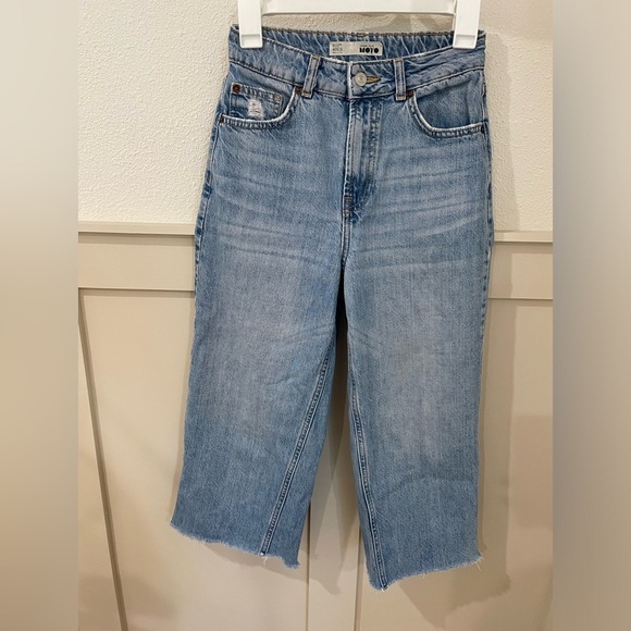 Topshop Moto Flare Wide Leg Jeans - Picture 3 of 6